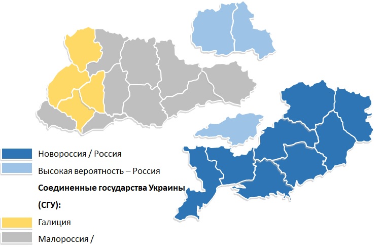 Контуры распада Украины